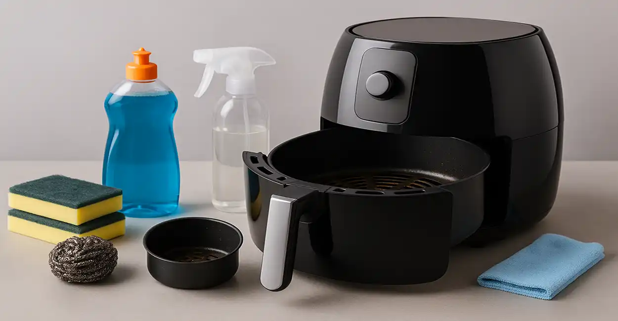 Erros que destroem sua Air Fryer na limpeza